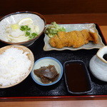 千舟屋定食　※チキンカツを選択　2014年8月