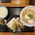 さぬき手打ちうどん 銭形 - 料理写真:天ぷらうどん＋白ごはん