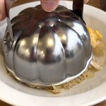 中華そば 貴の香 - 雪崩式あんかけ炒飯（到着）