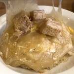 中華そば 貴の香 - 雪崩式あんかけ炒飯（発生中）