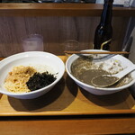 麺処 にぼし香 - 背脂の和え玉着丼