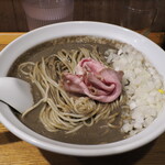 麺処 にぼし香 - 特濃煮干蕎麦1200円