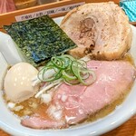 焼きあご煮干しらぁめん はなかぜ - 特製焼きあご煮干し塩らぁめん