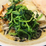 麺酒房 龍安 - ほうれん草