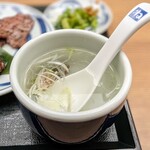 ねぎし - テールスープ