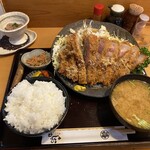 とんかつ しお田 - たっぷりロースかつ御膳
