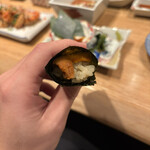 炉ばた焼 せのび - うに手巻き