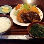 メンチカツ、ハムカツ、野菜揚げ(玉ねぎ)