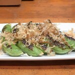 やきとり 正や - 焼きスナップエンドウ