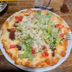 なんくる食堂 - タコスミートピザ