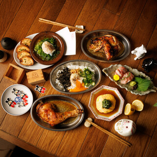 《多彩な創作鳥料理が宴会を彩ります。》