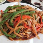 CORE - ・「青椒肉絲定食(¥1380)」のアップ。