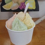 スイカ、エダマメ、トウモロコシ2014.08