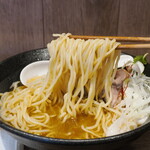 麺処 にぼし香 菊名店 - 生ベニズワイガニ蕎麦の麺