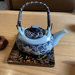 うなぎ亭 友栄 - 急須も上品。