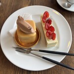 パティスリー・パリセヴェイユ - ババ バナーヌとシヴェルニー。