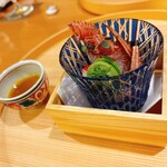 さくら京屋 - 活毛蟹 かに味噌ぽん酢