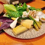 さくら京屋 - 小豆菜 たらの芽 うど 京ふき 新ごぼう うるい 金時草
      花山葵 アスパラ クレソン 雪の下 わらび 竹の子 新玉葱   花柚子