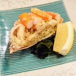 鮨やまか - 蟹甲羅詰め
