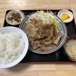 笹屋 - 生姜焼肉定食です。（2025年4月）