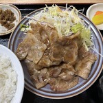 笹屋 - 生姜焼肉定食です。（2025年4月）