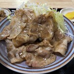 笹屋 - 生姜焼肉定食です。（2025年4月）