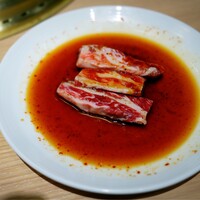 天壇 赤坂店 - ハーフ中落ちカルビ