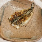 丸喜すし - メヒカリのお焼き