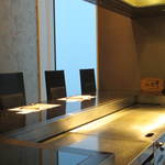 一舞庵 - 鉄板カウンター