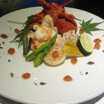 一舞庵 - 効果コースのオマール海老と鱧