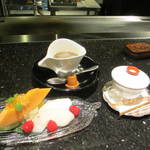 一舞庵 - 普通のデザート