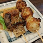 照の家 - えりんぎ、つくね（塩）