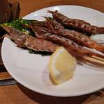 魚や 旬平 - 炭火焼（もさえび串）