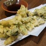 居酒屋 とも - 富山産 春野菜の天麩羅