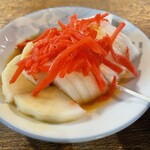 宇ち多゛ - 大根しょうが乗っけてお酢