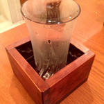 手打そば仁水 - ほろ宵セットの日本酒