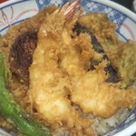 天ぷら　若杉 - 天丼アップ