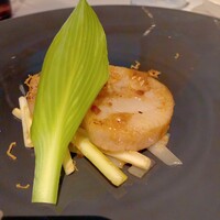 広東料理 センス - タイラギ貝と山菜のXOソース炒め
