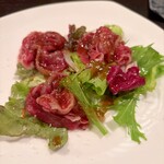 酒盃 - 由利牛のカルパッチョ