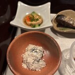 酒盃 - あん肝、〆鰯卯の花まぶし