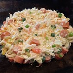 とんぼ亭 - チョリトマチーズ　焼く前