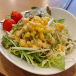 とんぼ亭 - とんぼセットのサラダ