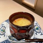 鮨 起承転結 - 気仙沼のフカヒレが入った茶碗蒸し