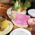 遊膳 - バーニャカウダ～自家製バーニャソース③