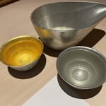 鮨 起承転結 - 能作のお猪口