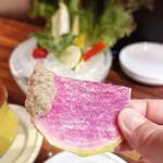 遊膳 - バーニャカウダ～自家製バーニャソース④