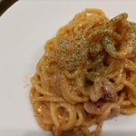 かもだ珈琲 相鉄ライフ三ツ境店 - 海老イカ明太子クリームソース