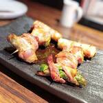 遊膳 - 野菜の豚肉巻串焼き
