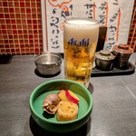 すすきの黒提灯 ばっこ志 - 生ビール 720円