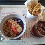 KAPPA食堂/KAPPA酒場 - アサイーボウル（1400）、ポテトドリンクセット（600）